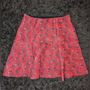 Hollister Red Skater Skirt